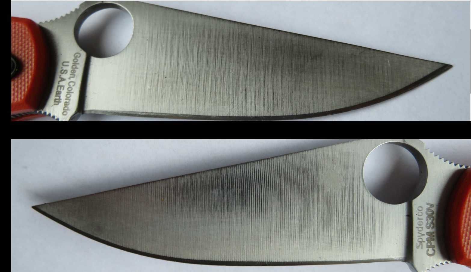 nóż składany Spyderco Military pomarańczowy