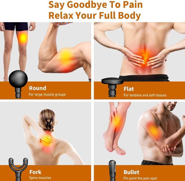 Zooma Pistolet do masażu, urządzenie do masażu karku