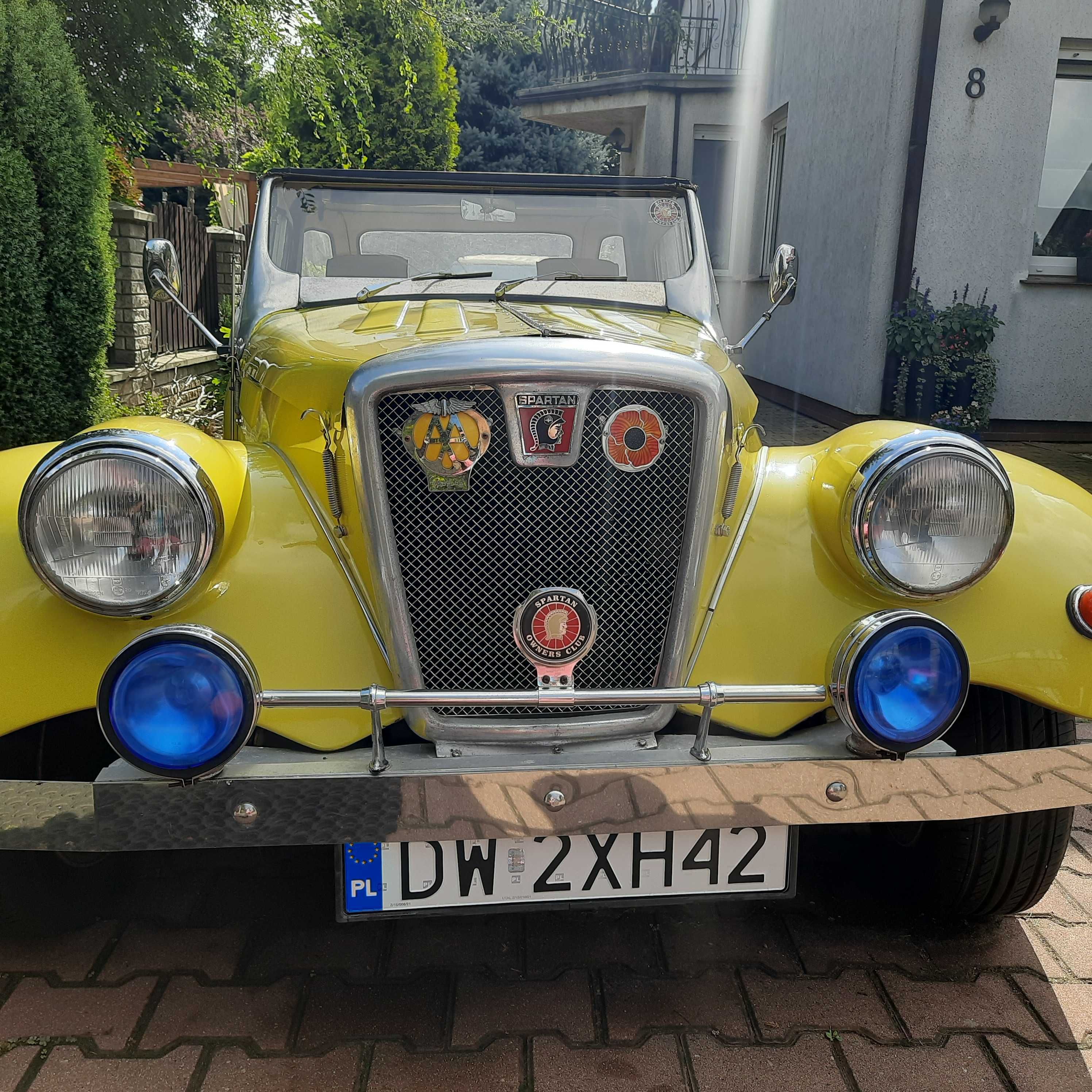 Spartan GT Triumph kabriolet klasyk retro cabrio automat zabytek