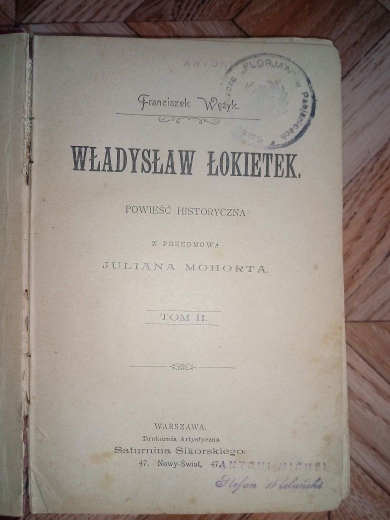 Stare przedwojenne książki