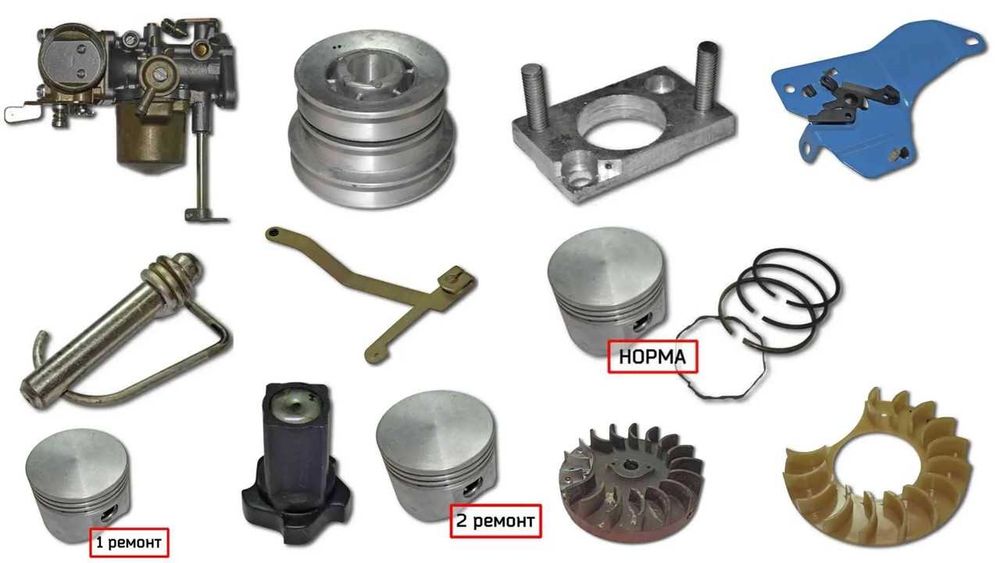 Запчасти на мотокультиватор мотоблок Крот Нева