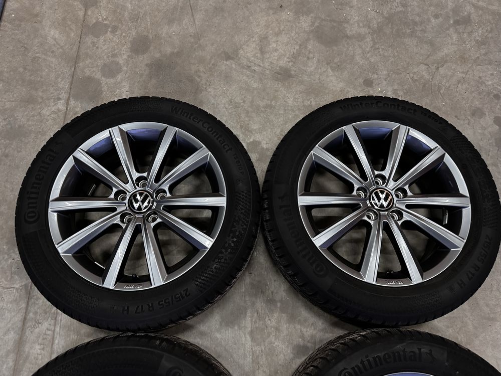 IDEALNE oryginalne koła Volkswagen Passat 17 zimowe t roc skoda superb