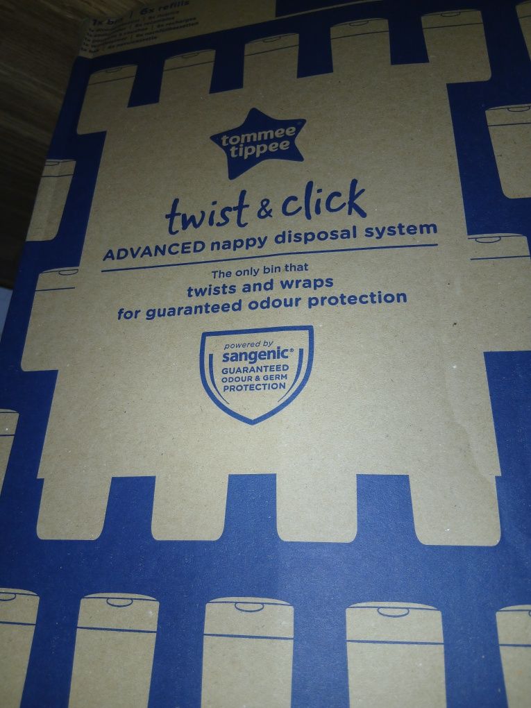 Contentor fraldas twist and click