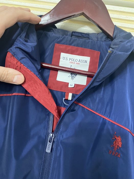 Мужская ветровка POLO отличного качества с капюшоном