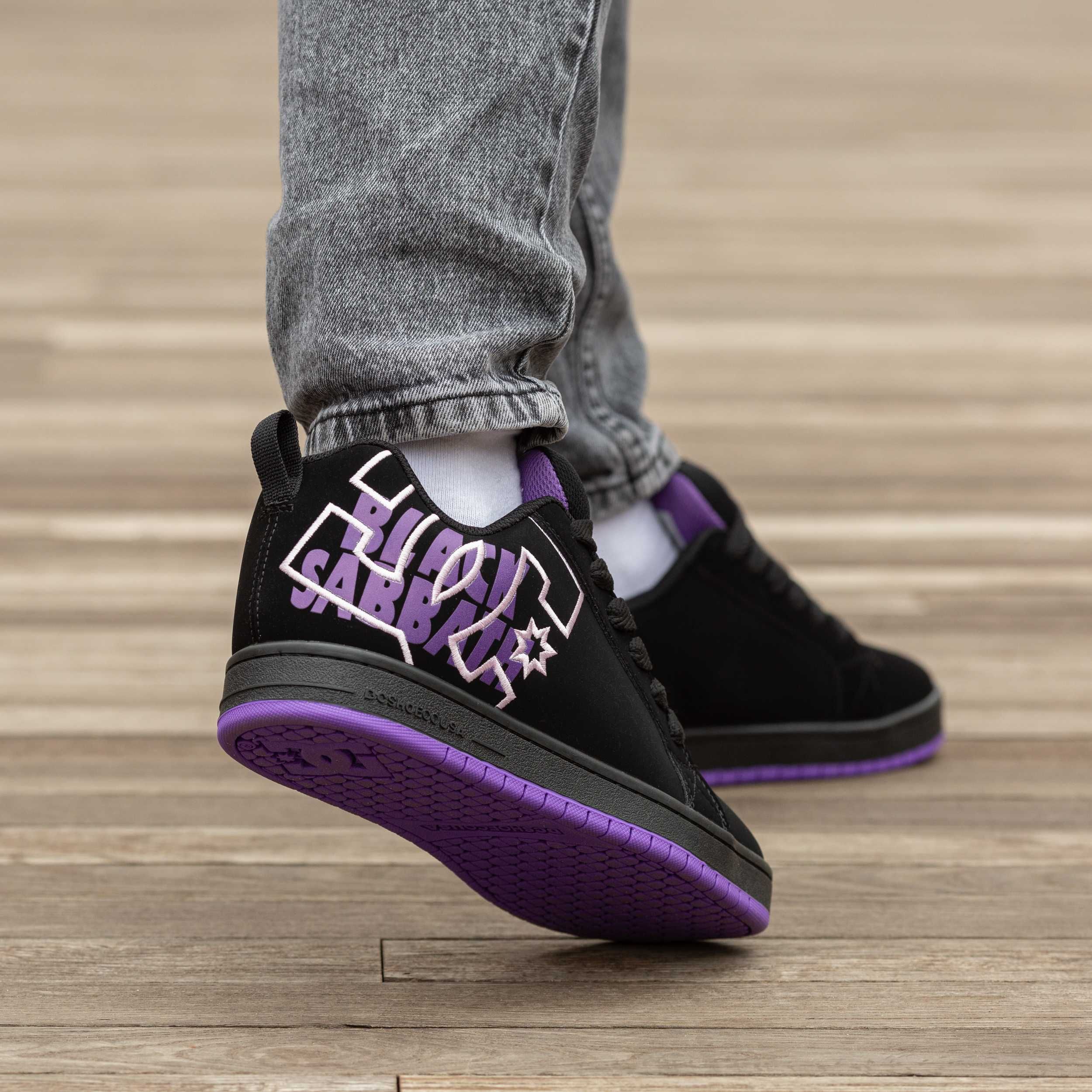 БЕЗ передплат DC Shoes Court Graffik Black Purple