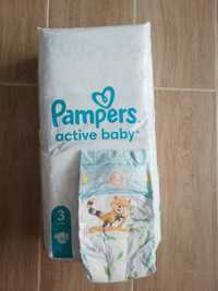 6 x Pampers active baby 52 szt