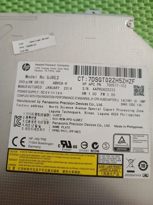 Oryginalny CD-ROM do laptopa DELL Vostro 5401 i5-10th