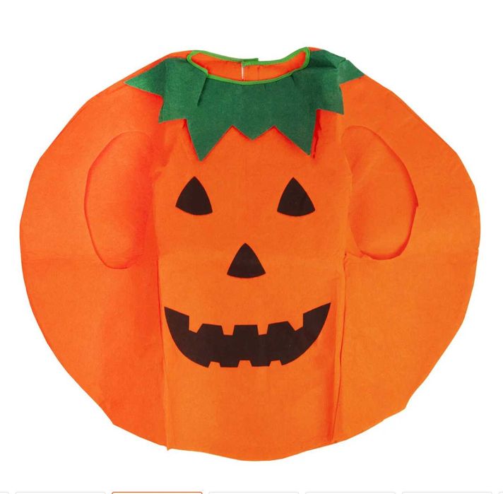 Strój Dynia Kostium Halloween Przebranie Dyni Z Filcu Czapeczka