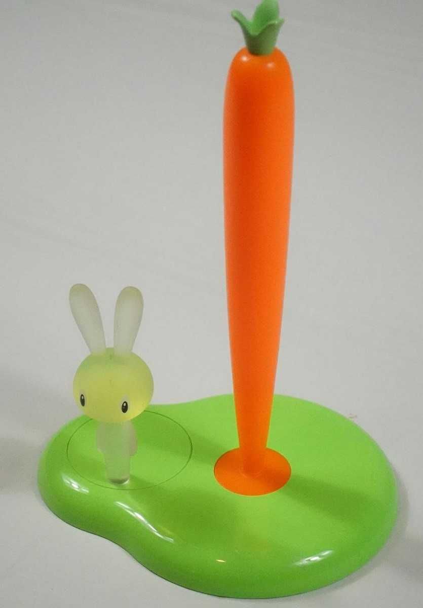 A di Alessi BUNNY & CARROT Stojak na Ręczniki Papierowe - Zielony