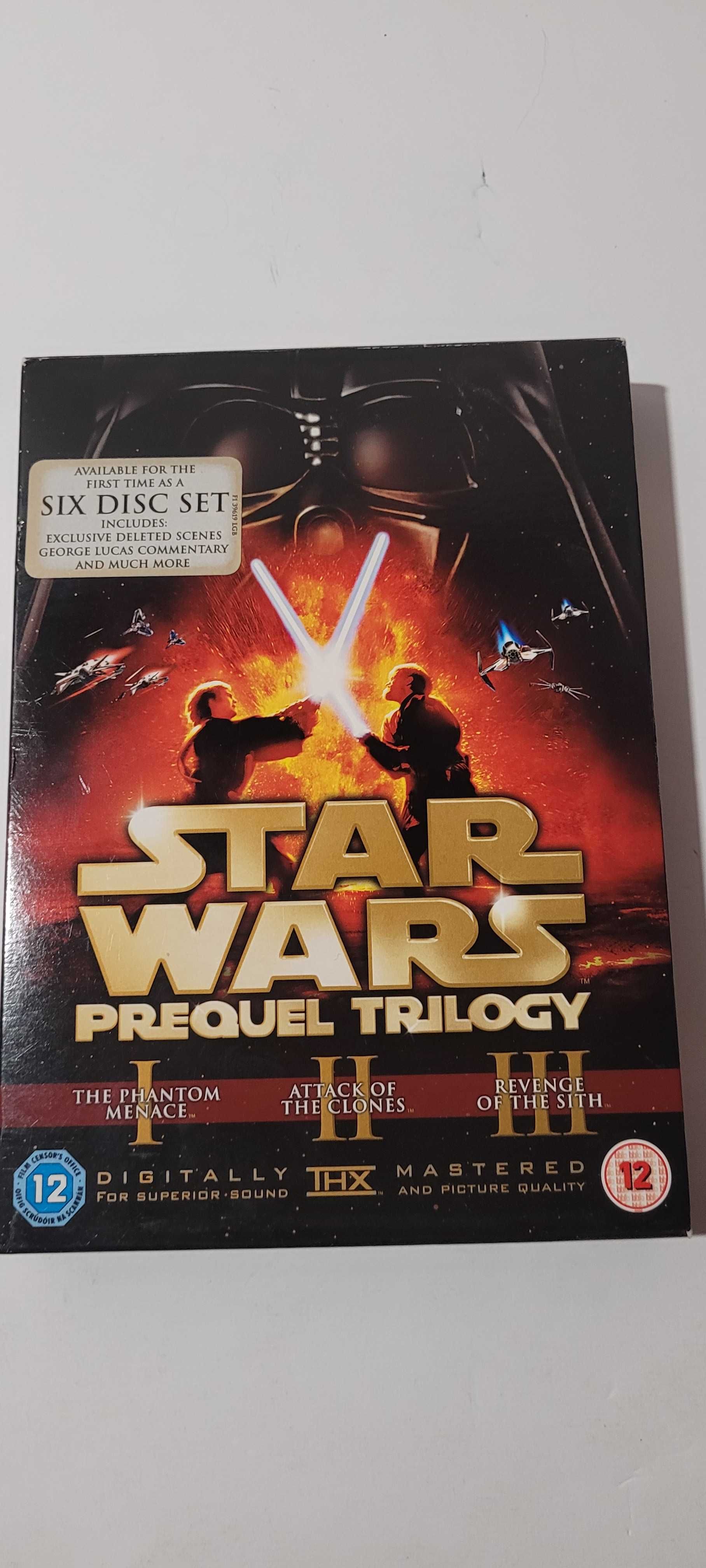 Star wars Trylogia 6 dvd