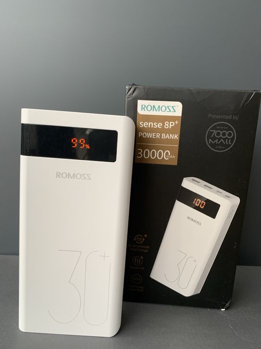 Павербанк Romoss 30000 mAh romoss sense 8p+ PHP30 pro