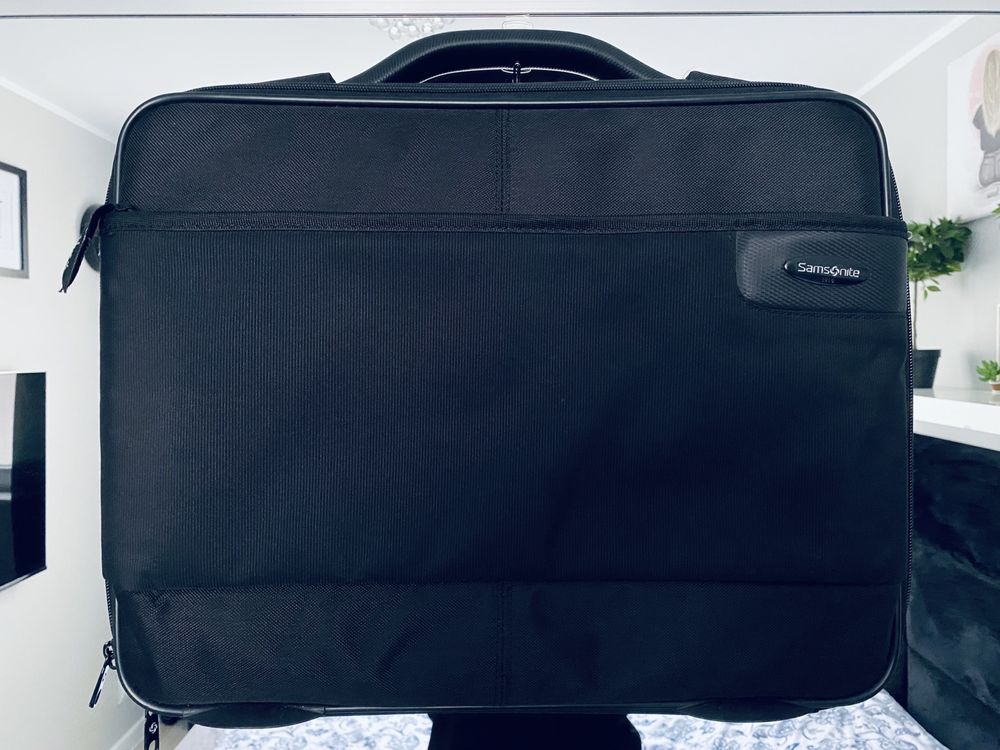 Czarna torba na laptop Samsonite