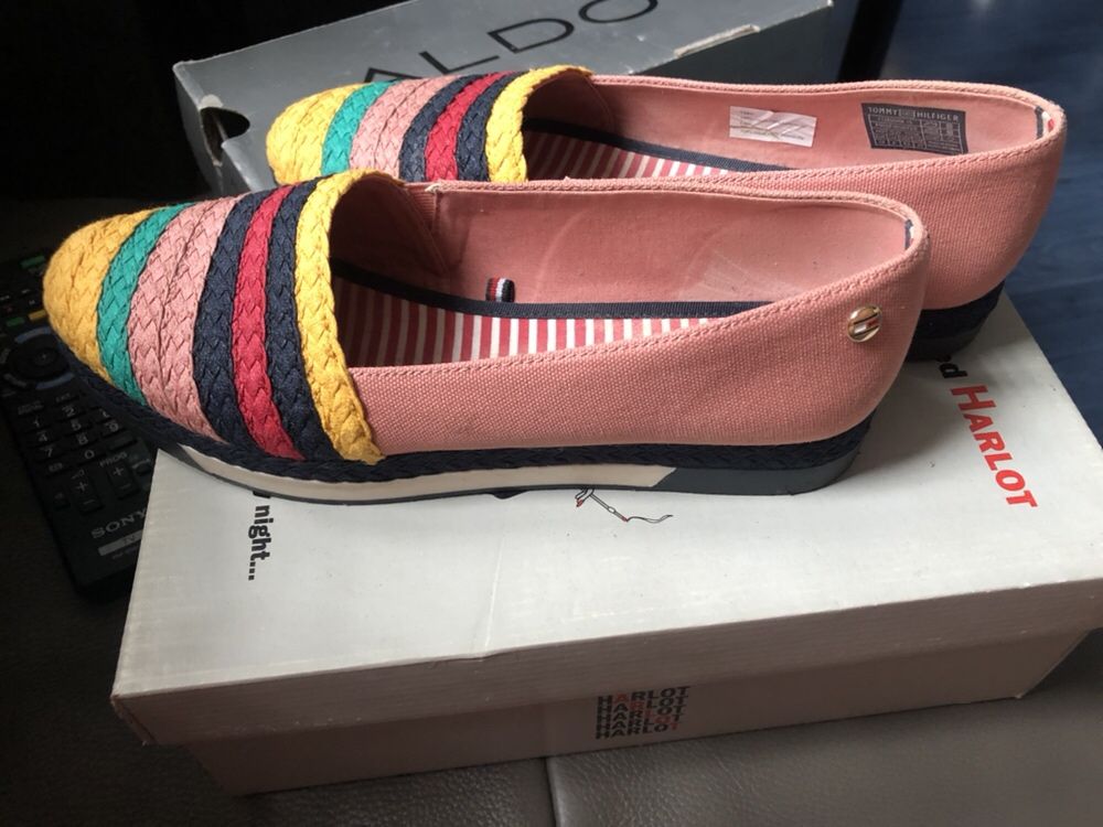 Tommy hilfiger espadryle oryginalne buty saszki baleriny okazja!