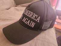 Nowa czapka Donald Trump Elon Musk Make America Great Again Dark MAGA