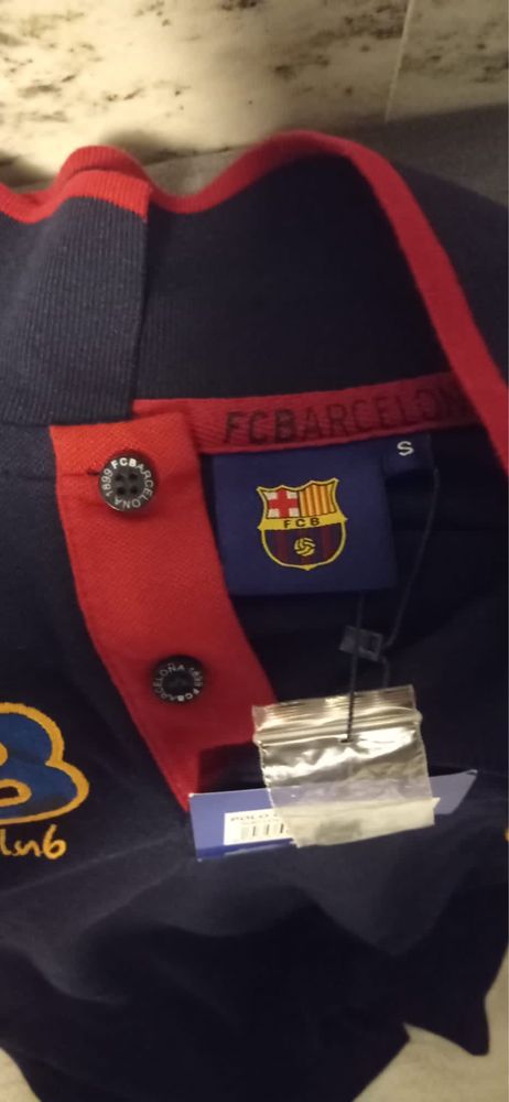 Męska Koszulka polo S i plecak FC Barcelona