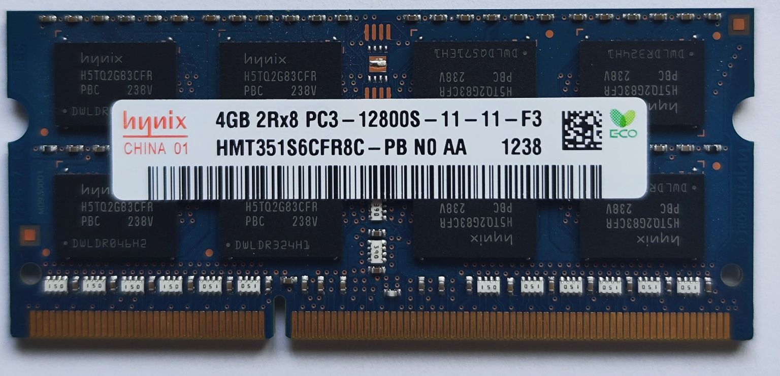 Модуль пам'яті SODIMM 4GB PC3-12800S