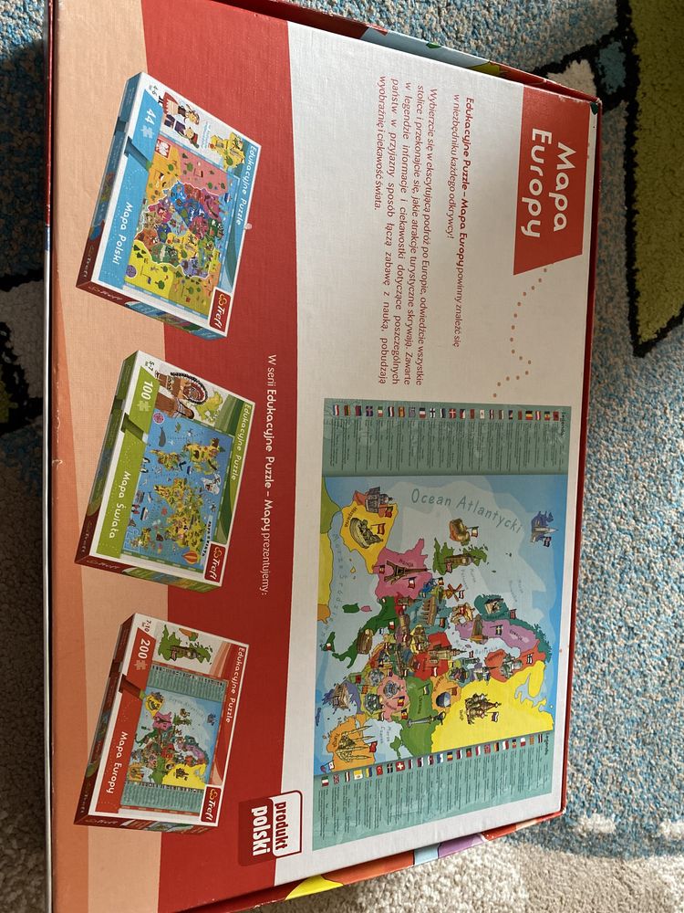 Mapa Europy . Puzzle