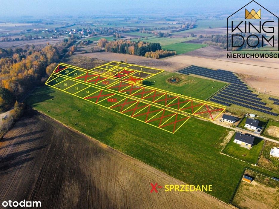 Działki pod zabudowę jednorodzinną w Mariance