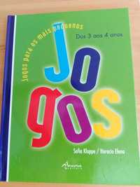 Livro "Jogos para os mais pequenos" - inclui portes