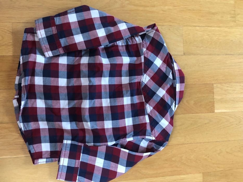 Nowy Sweter i koszula, zestaw dla elegancika rozm 80