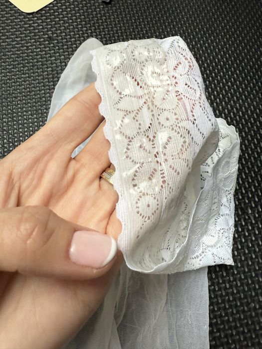 koronkowy pas ślubny, zestaw bielizny ślubnej Polskiej marki Konrad