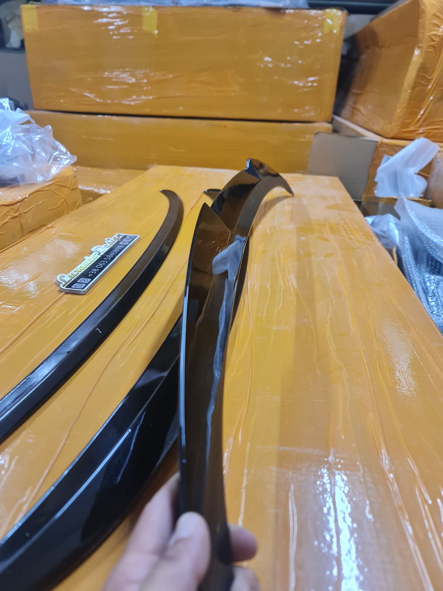 Спойлер сабля BMW F30 F32 F36 F10 G20 G30 G42 F44 F22 G22 М3 М4 M5 Ф10