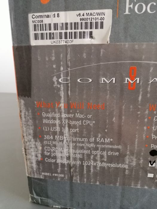 Vendo controlador de mix de áudio Digidesign Command 8