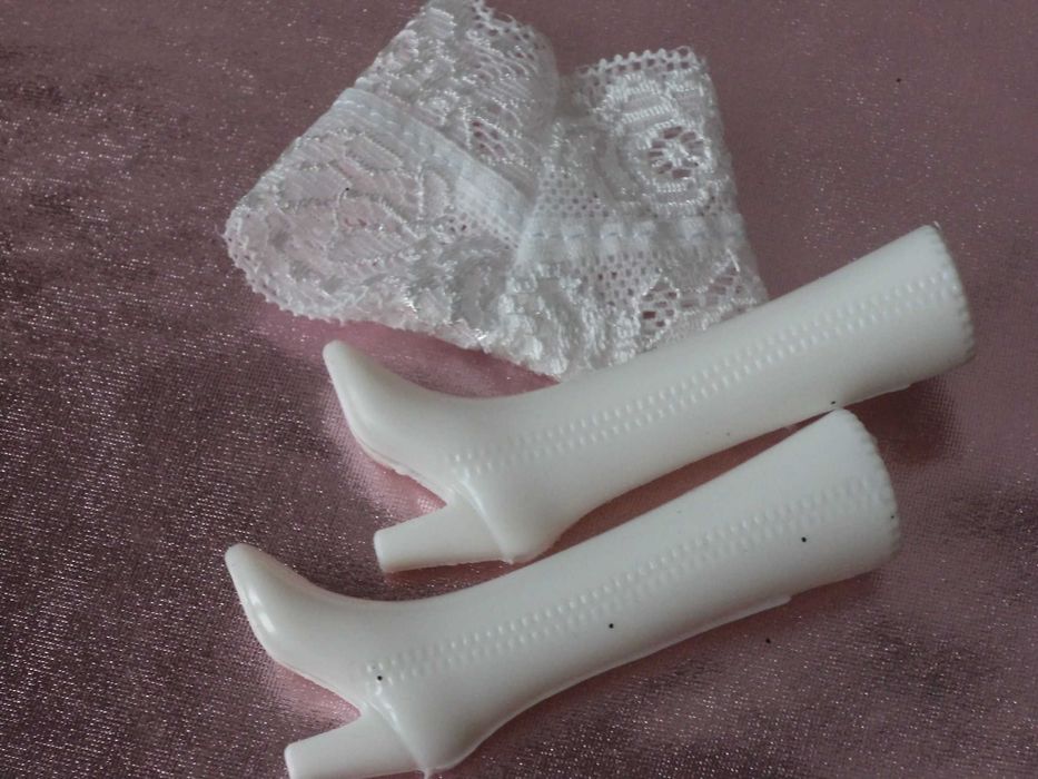 Ubranka dla lalki Barbie - Żakiet, sukienka, majteczki, kozaki !!!