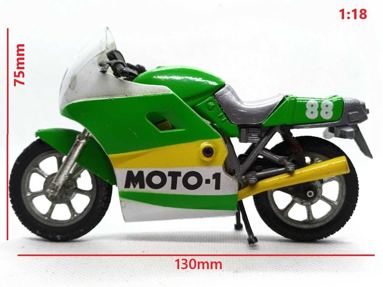 Brinquedo vintage moto Kawasaki Escala 1:18 plástico