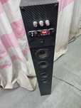 Coluna com aux in bluethoot subwoofer