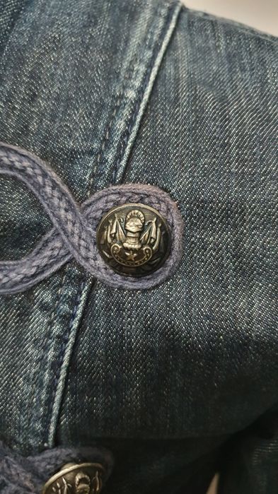 700 zł w salonie RICH & ROYAL r. M/L katana jeansowa damska super stan