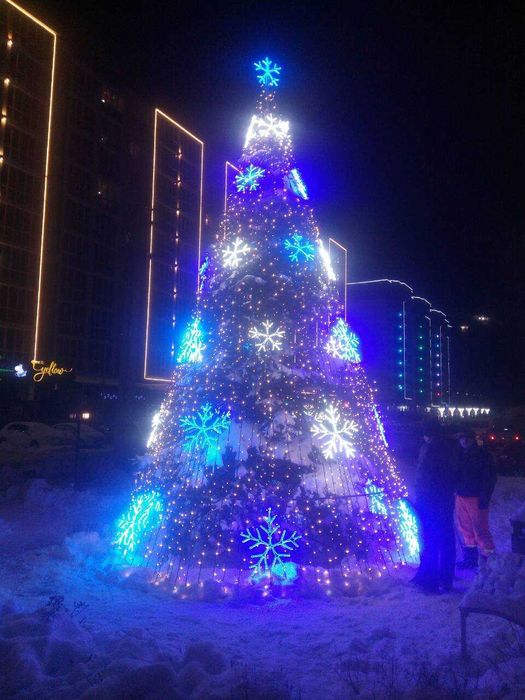 Прикрашаємо гірляндами, новорічна іллюмінація будинків, лед гірлянди!