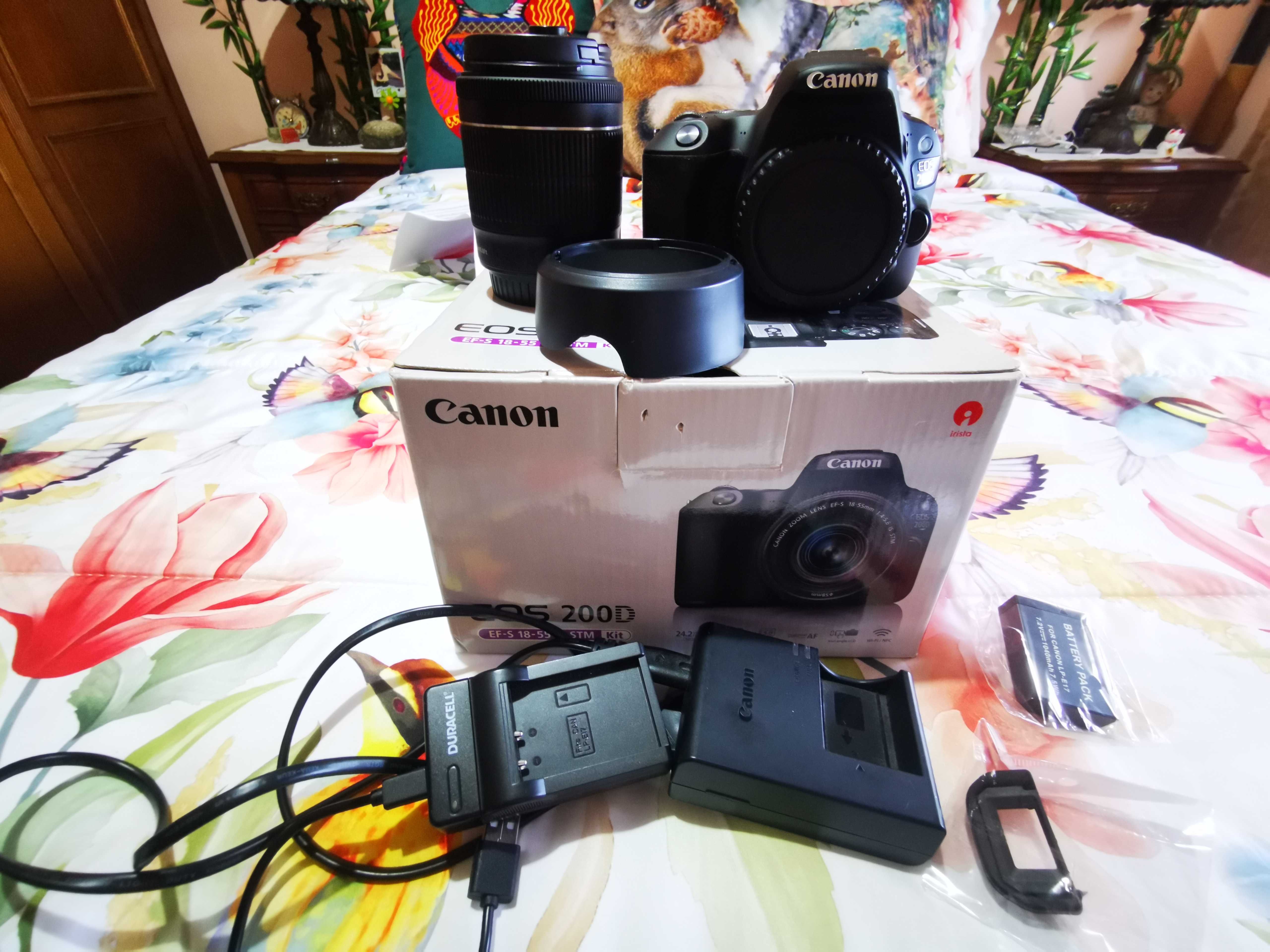 Canon 200+ lente 18-55 (como Nova)