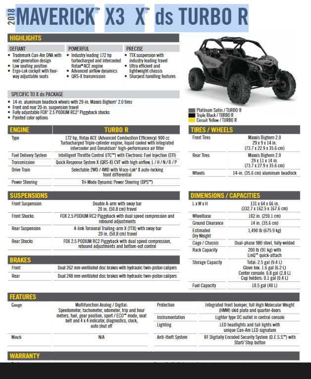 2018 MAVERICK ™ X3 X ™ ds TURBO R Przebieg 4355km ! Ogrzewanie, Kabina