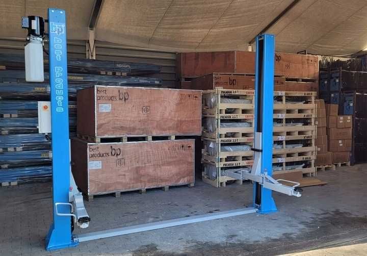 Podnośnik dwukolumnowy 4T, automat Bestlife 240 expert, długie ramiona