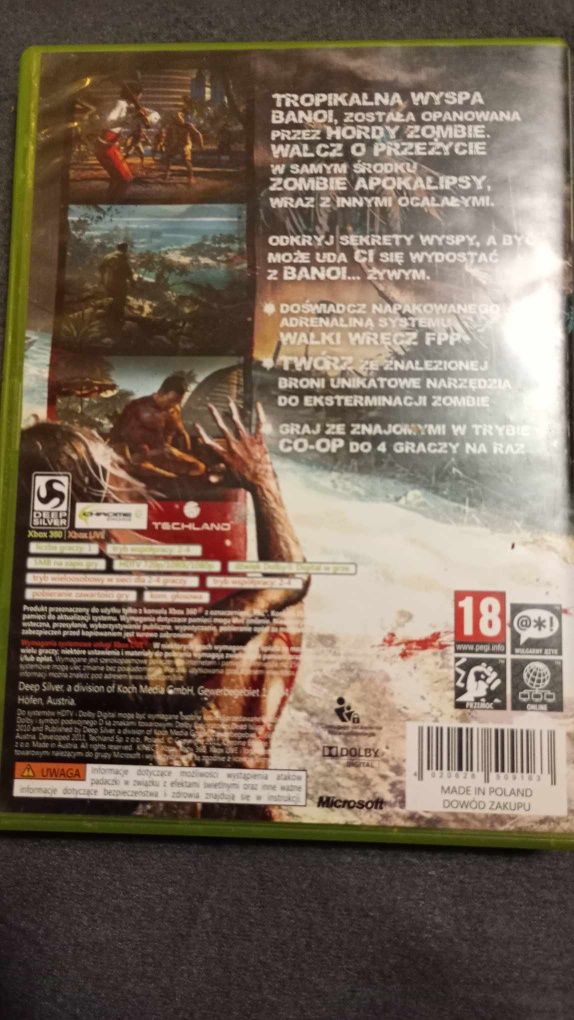 Gra Dead Island, Xbox 360, PL