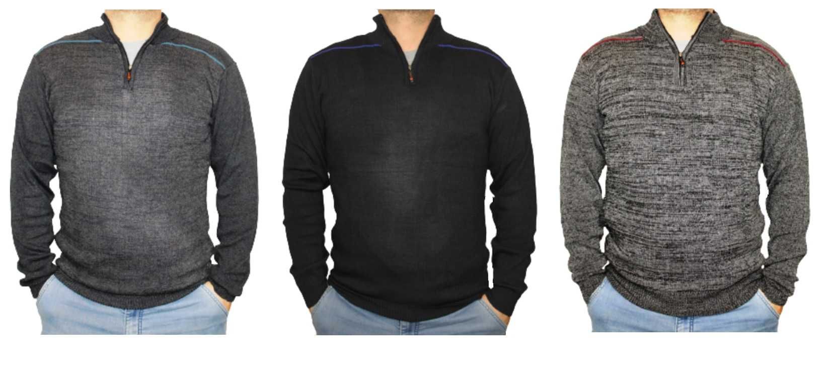 Rewelacyjny sweter męski mix rozmiary od L do 4XL