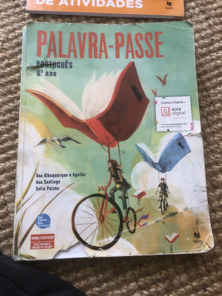 Manual português 6 ano Palavra Passe