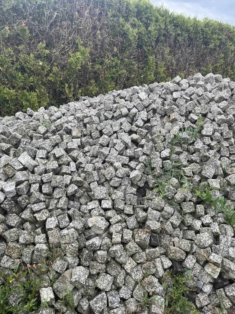 Kostka granitowa Strzegom sortowana szara