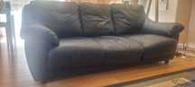 Sofa ikea 3 osobowa z funkcją spania ze skóry naturalnej
