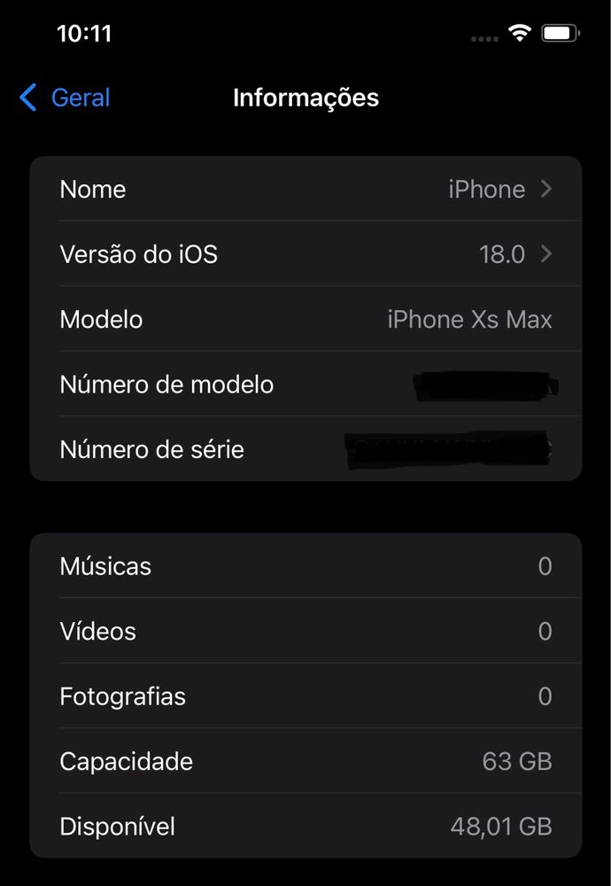 Iphone XS Max 64gb