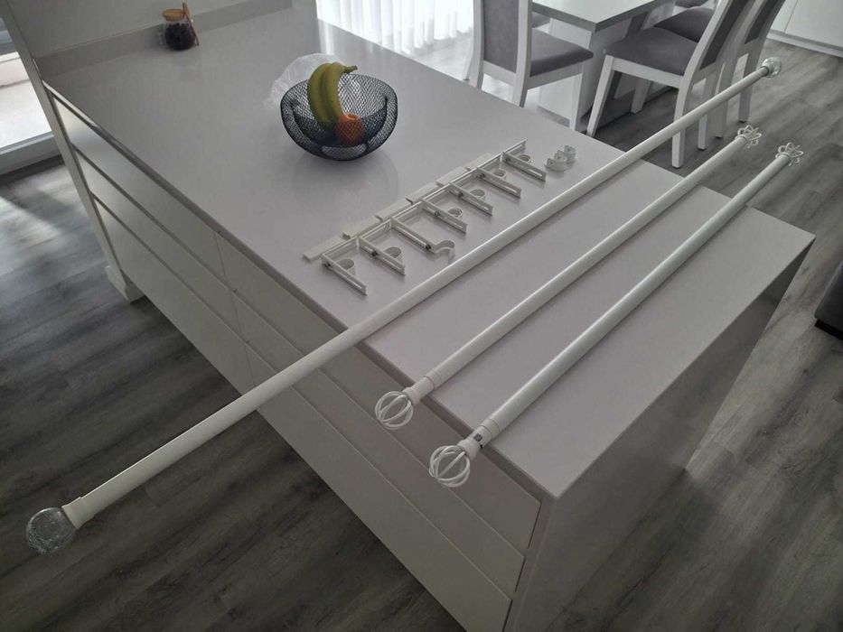 Varões Brancos Ikea, Terminais, Suportes e Ferragens