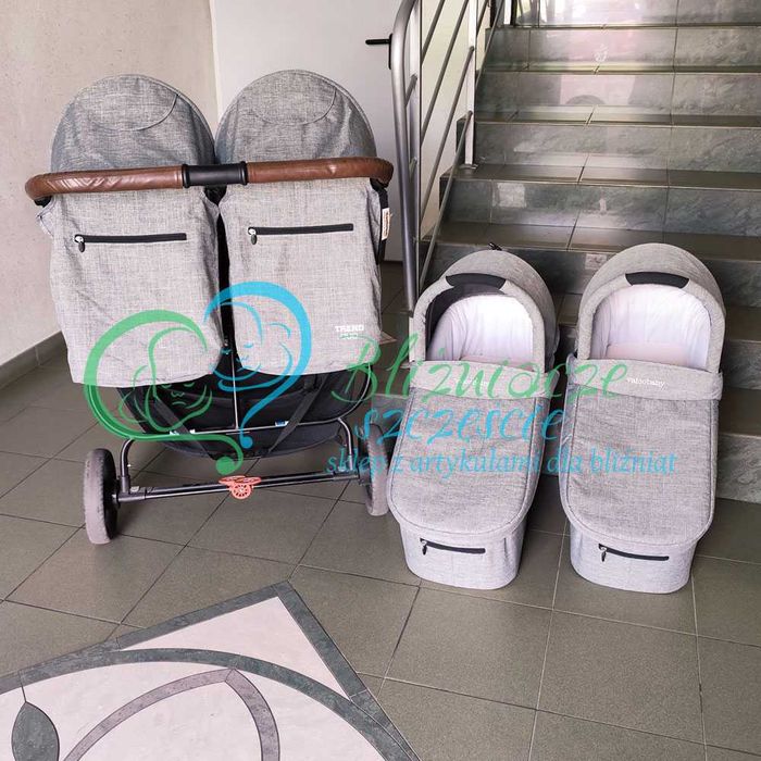 Valco Baby Trend Duo 2w1 dla bliźniaków / stan bardzo dobry / KOMIS