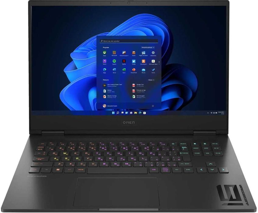 HP OMEN 16,1" QHD 165HZ INTEL Core i7 16 GB 512 GB RTX 3060 WINDOWS 11