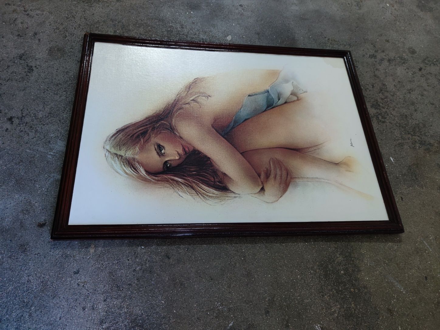 Quadro com moldura 52.5×72cm