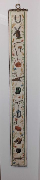 Skandynawski haft, taśma do dzwonka do powieszenia