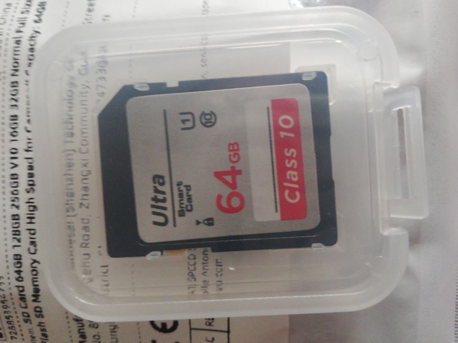 Cartão de memória SD 64GB