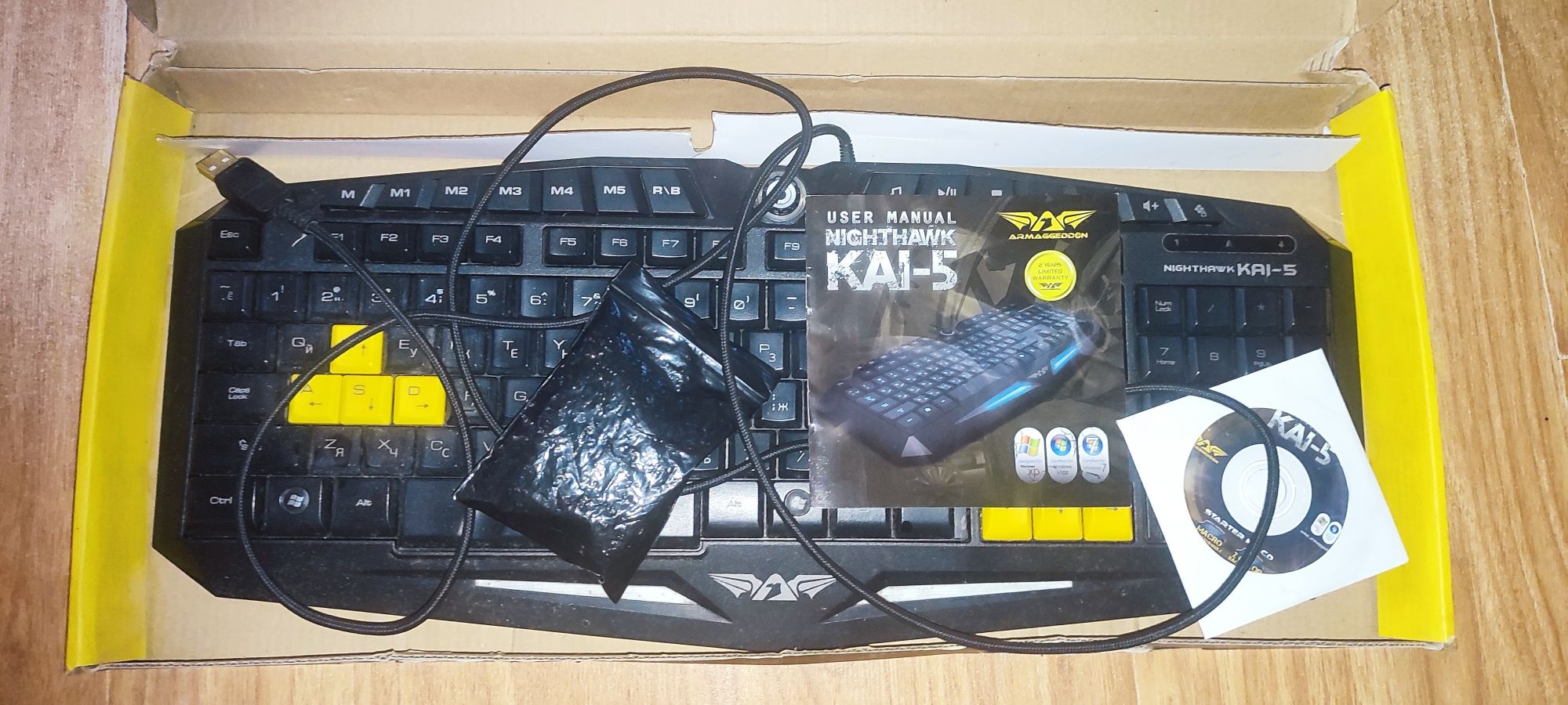 Игровая клавиатура Armaggeddon nighthawk kai-5