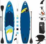 Deska SUP F2 Axxis 11'6" 2023 Blue zestaw kajak duża stabilna 354cm