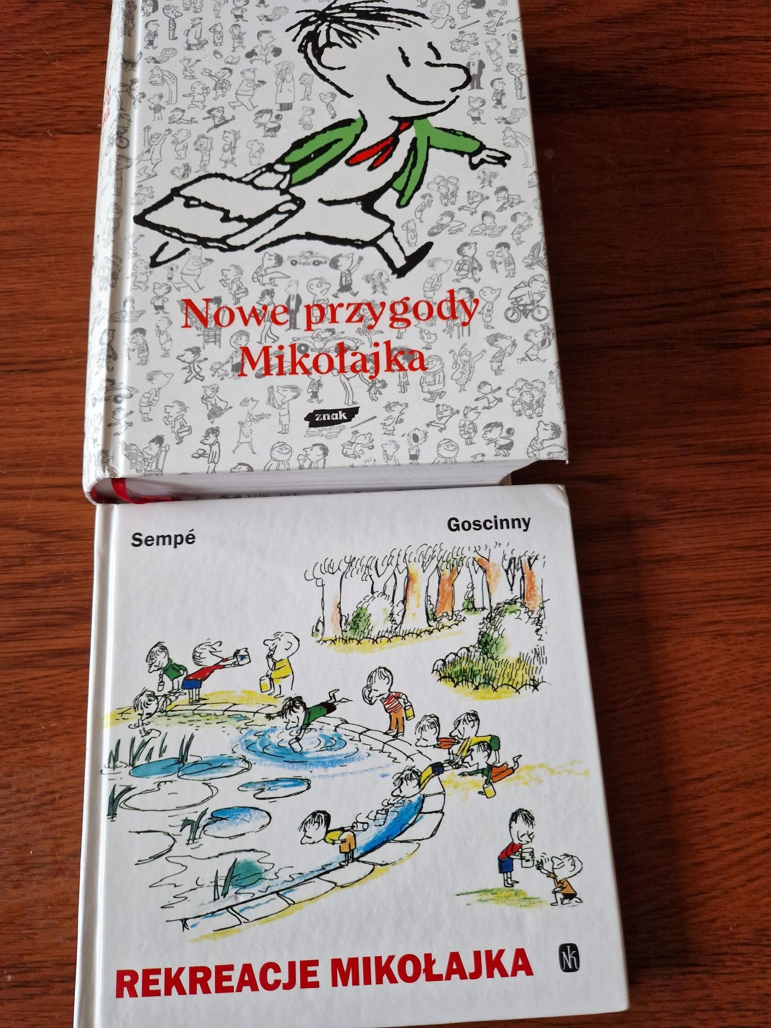 Zestaw 2 książek o Mikołajku. Gościnny Sempe.